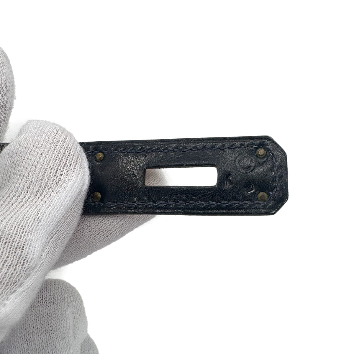 Luxury Promise Japan HERMES KELLY 28 BLUE INDIGO BOXCALF TOILE H HAND SHOULDER BAG 〇C GHW 90292060