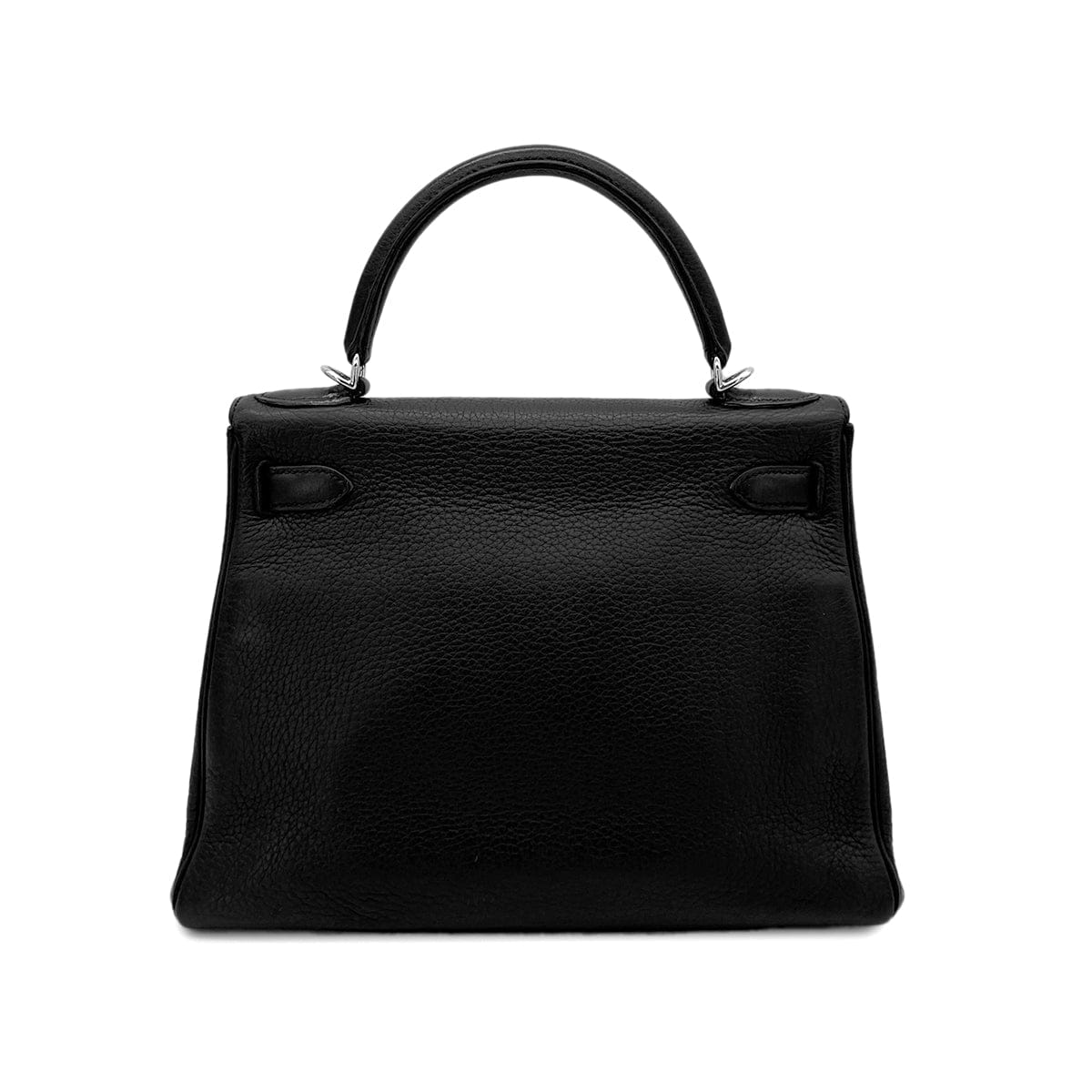 Luxury Promise Japan HERMES KELLY 28 RETOURNE BLACK TAURILLON CLEMENCE HAND SHOULDER BAG □J SHW 90279006
