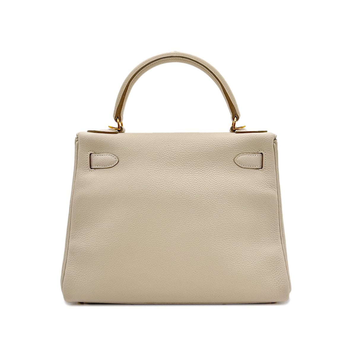 Luxury Promise Japan HERMES KELLY 28 RETOURNE CRAIE TAURILLON NOVILLO HAND SHOULDER BAG X GHW 90294143