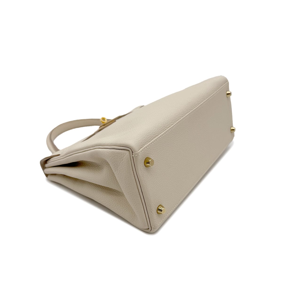 Luxury Promise Japan HERMES KELLY 28 RETOURNE CRAIE TAURILLON NOVILLO HAND SHOULDER BAG X GHW 90294143