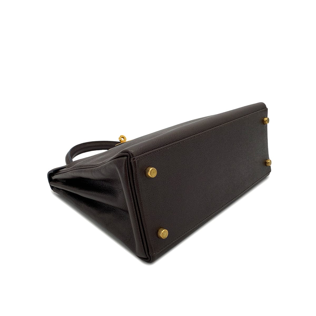 Luxury Promise Japan HERMES KELLY 28 RETOURNE HAVANNE COUCHEVEL HAND SHOULDER BAG 〇W GHW 90290354