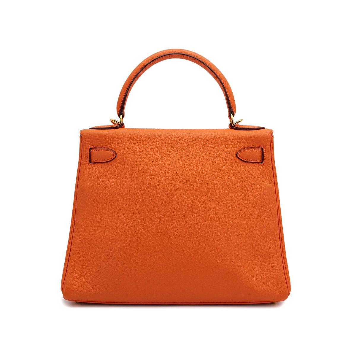 Luxury Promise Japan HERMES KELLY 28 RETOURNE ORANGE TAURILLON CLEMENCE HAND SHOULDER BAG □G GOLD HARDWARE 90309670