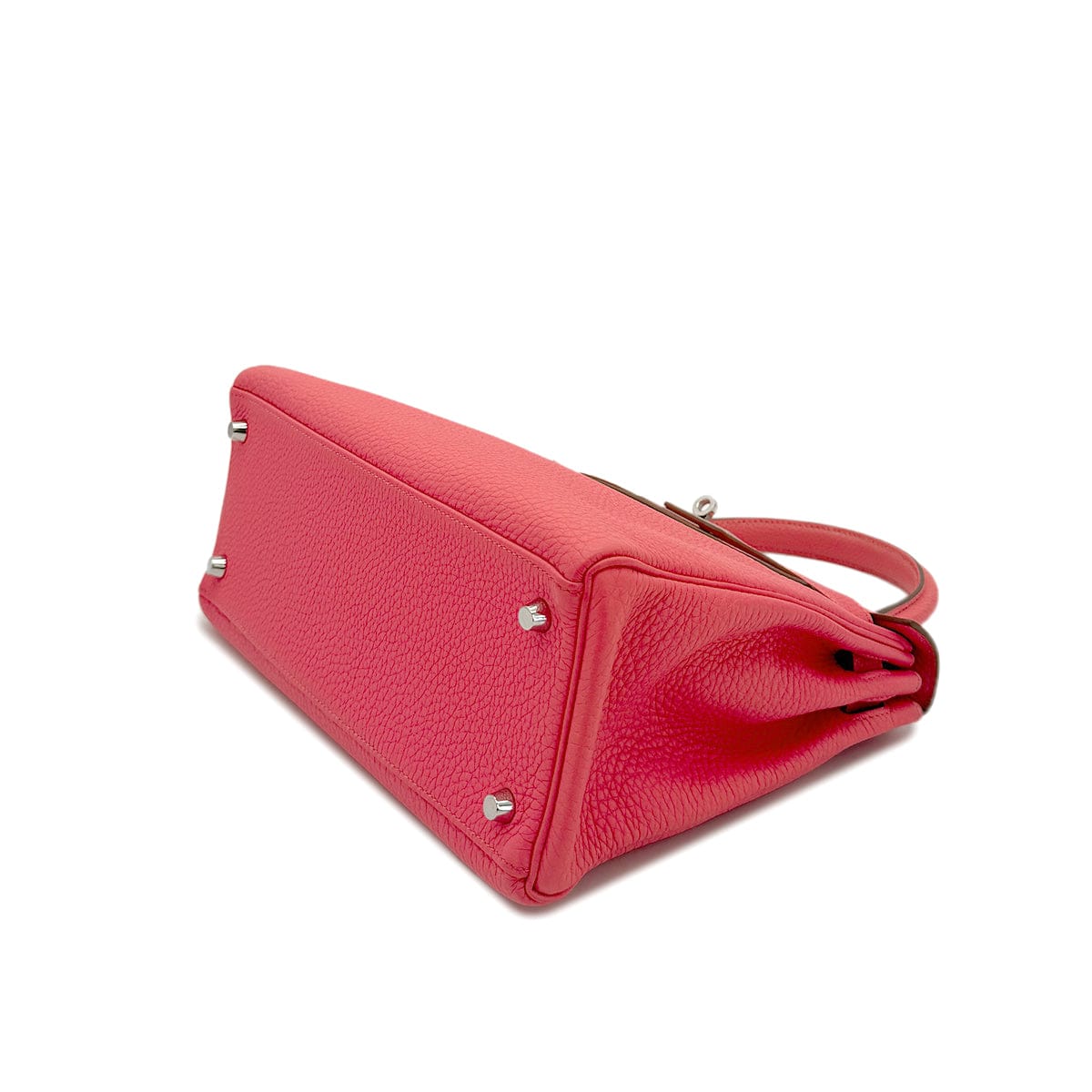 Luxury Promise Japan HERMES KELLY 28 RETOURNE ROSE LIPSTICK TAURILLON CLEMENCE HAND SHOULDER BAG □Q SHW 90296045