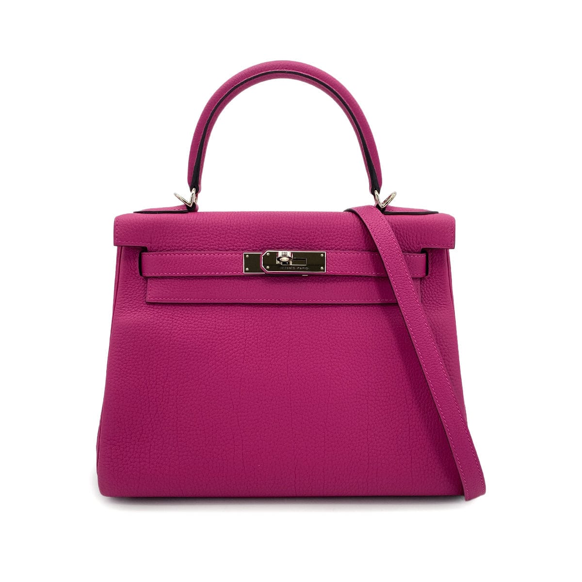 Luxury Promise Japan HERMES KELLY 28 RETOURNE ROSE PURPLE TOGO HAND SHOULDER BAG C SHW 90301847