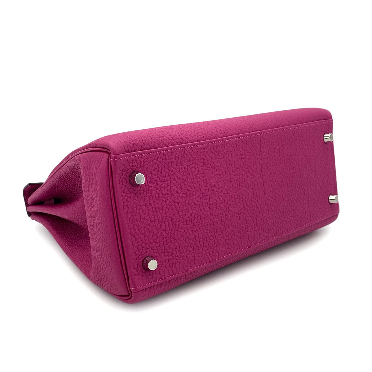 Luxury Promise Japan HERMES KELLY 28 RETOURNE ROSE PURPLE TOGO HAND SHOULDER BAG C SHW 90301847