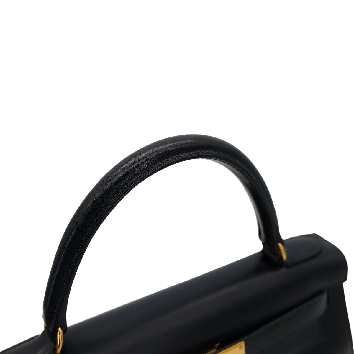 Luxury Promise Japan HERMES KELLY 28 SELLIER BLUE INDIGO BOXCALF HAND SHOULDER BAG □C GHW 90301712