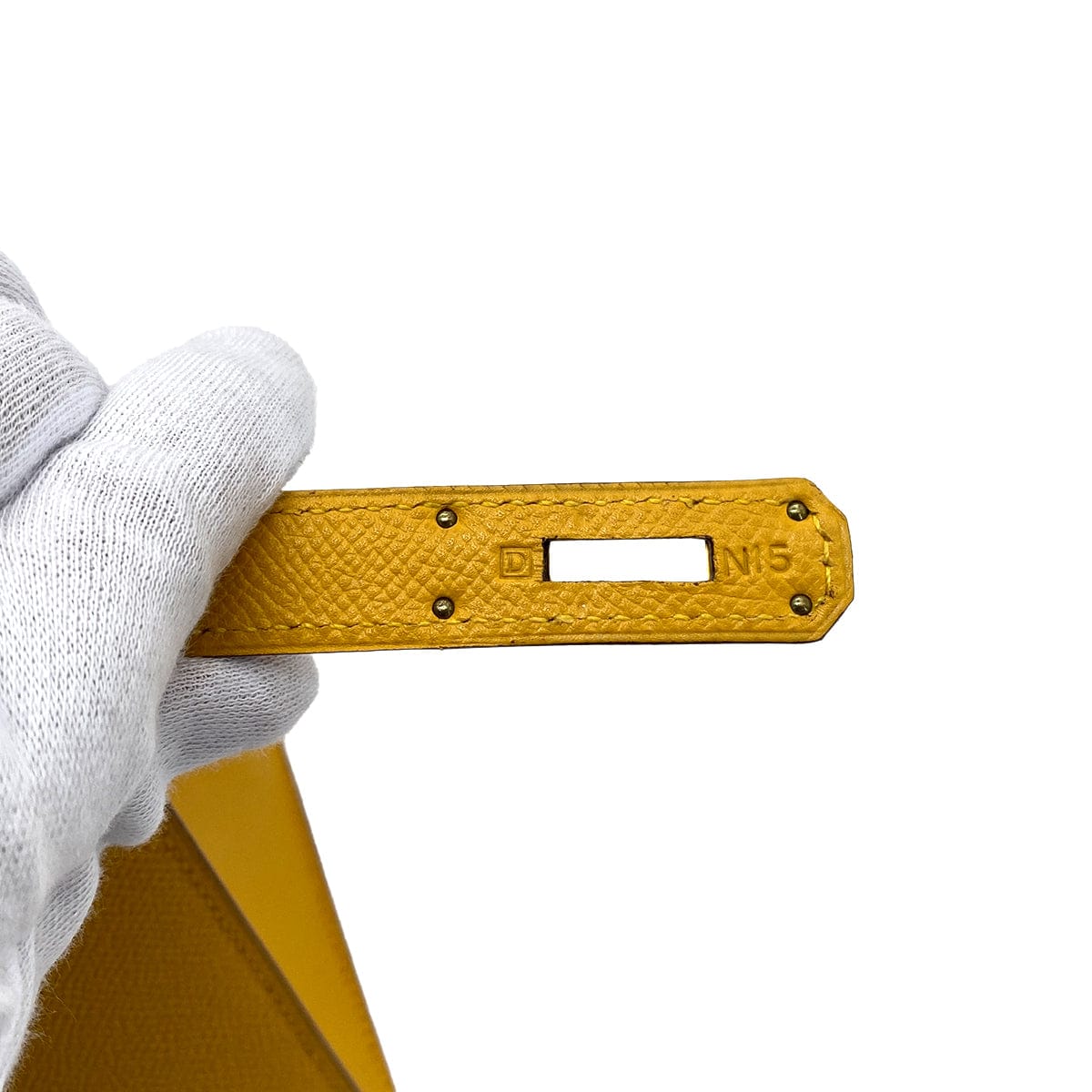 Luxury Promise Japan HERMES KELLY 28 SELLIER JAUNE COUCHEVEL HAND SHOULDER BAG □D GHW 90258107