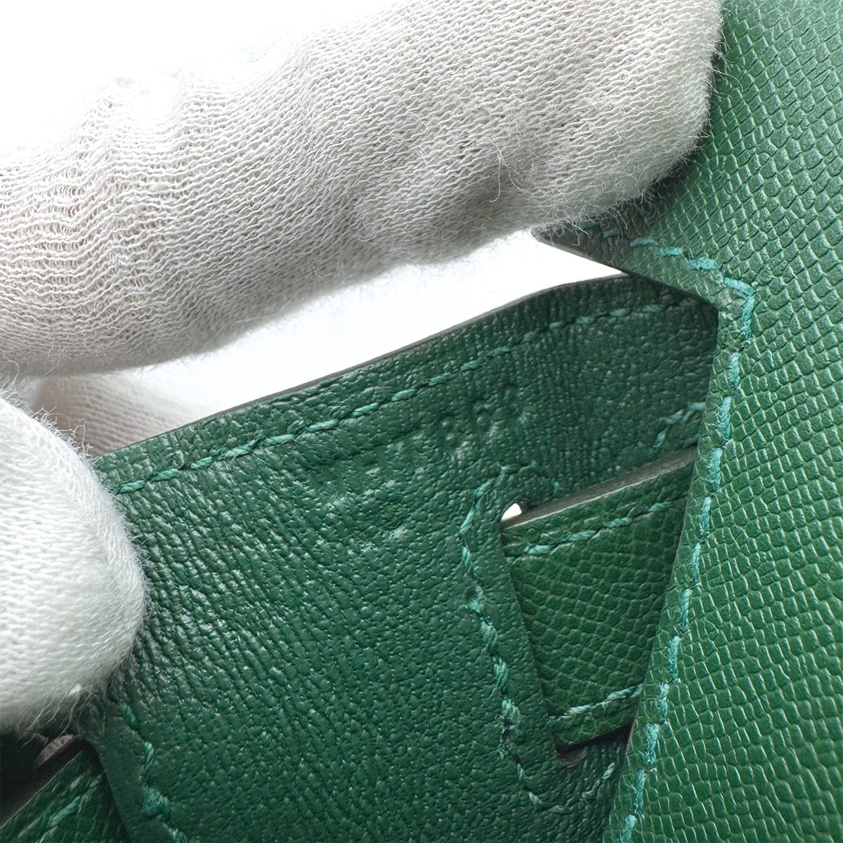 Luxury Promise Japan HERMES KELLY 28 SELLIER VERT MOYEN VEAU MADAME HAND SHOULDER BAG W PALLADIUM HARDWARE 90310301