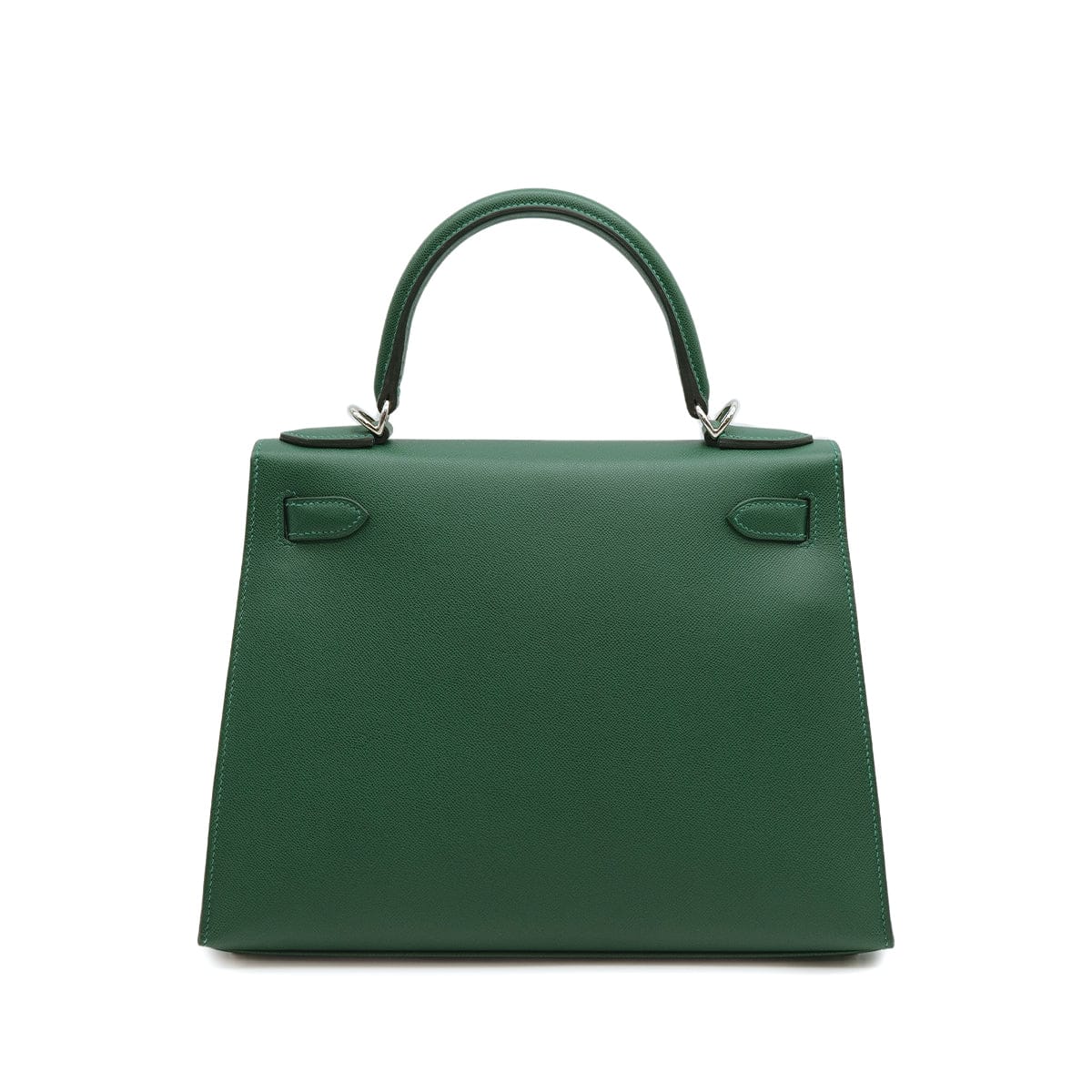 Luxury Promise Japan HERMES KELLY 28 SELLIER VERT MOYEN VEAU MADAME HAND SHOULDER BAG W PALLADIUM HARDWARE 90310301