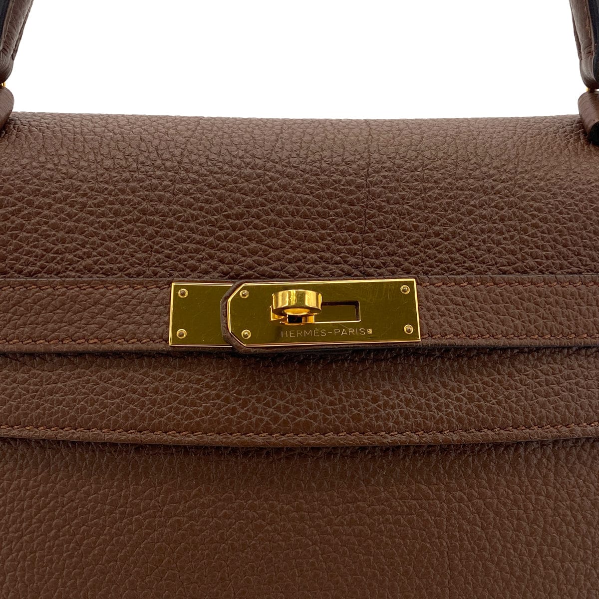 Luxury Promise Japan HERMES KELLY 32 RETOURNE BRULEE TOGO HAND SHOULDER BAG □R GHW 90301724