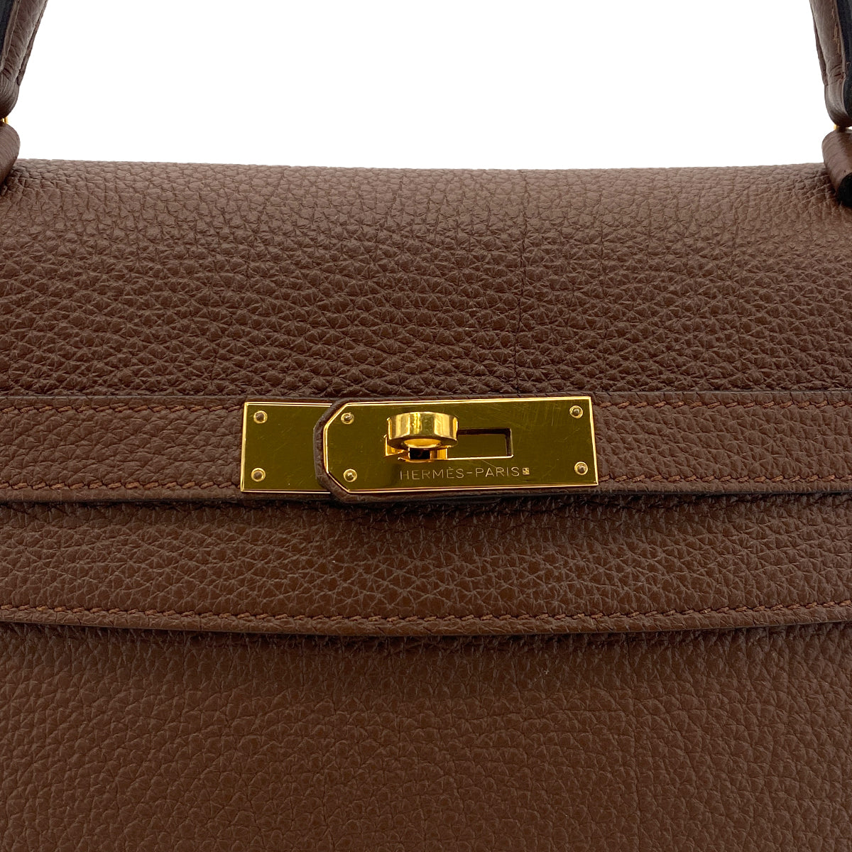 Luxury Promise Japan HERMES KELLY 32 RETOURNE BRULEE TOGO HAND SHOULDER BAG □R GHW 90301724