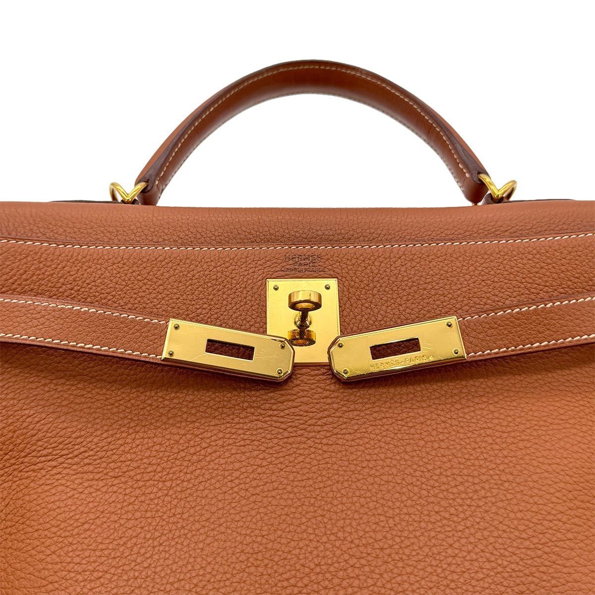 Luxury Promise Japan HERMES KELLY 32 RETOURNE ETRUSQUE TAURILLON CLEMENCE HAND SHOULDER BAG □H GHW 90274037