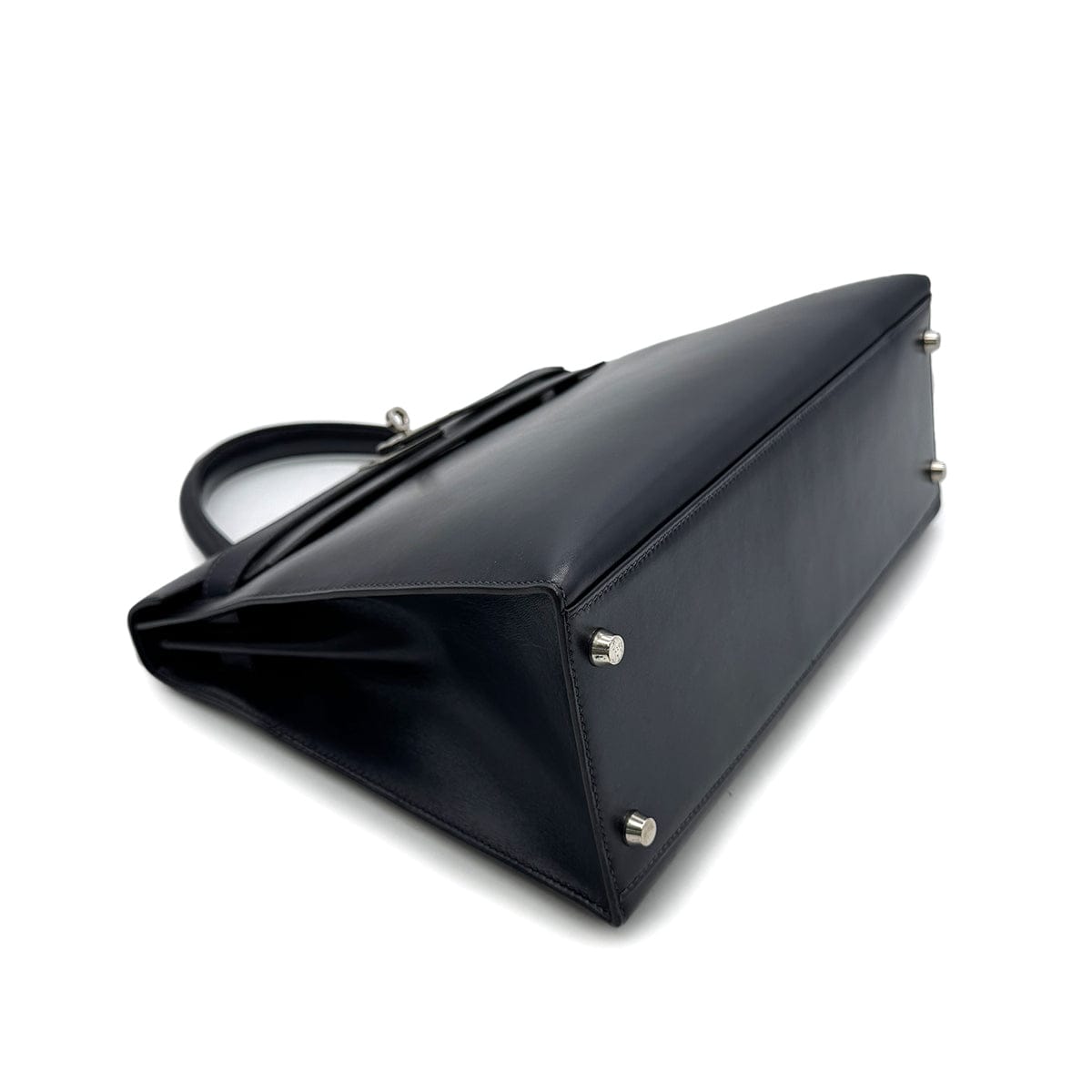 Luxury Promise Japan HERMES KELLY 32 SELLIER BLUE INDIGO BOXCALF HAND SHOULDER BAG □E SHW 90294204