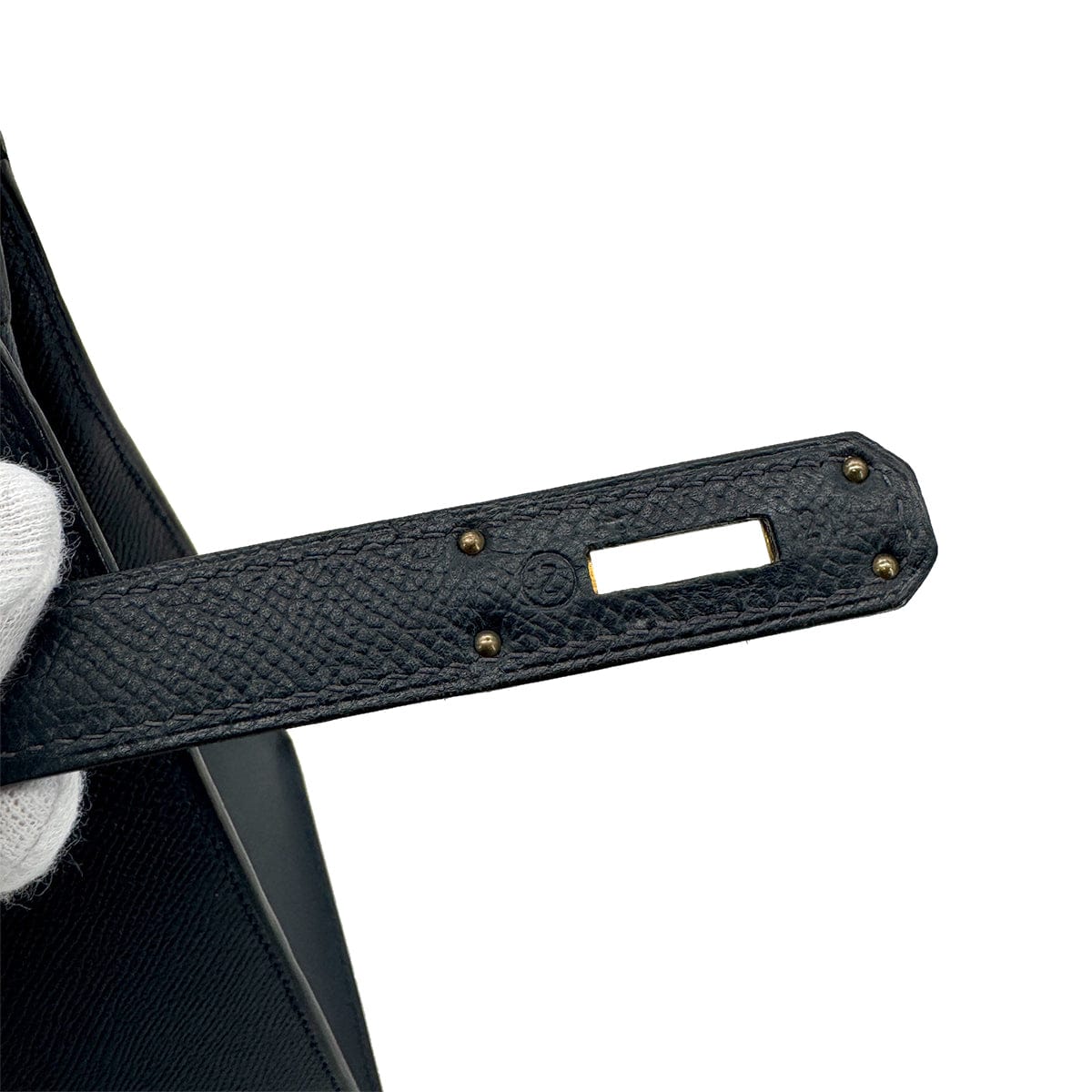 Luxury Promise Japan HERMES KELLY 32 SELLIER BLUE MARINE COUCHEVEL HAND SHOULDER BAG 〇Z GHW 90299785