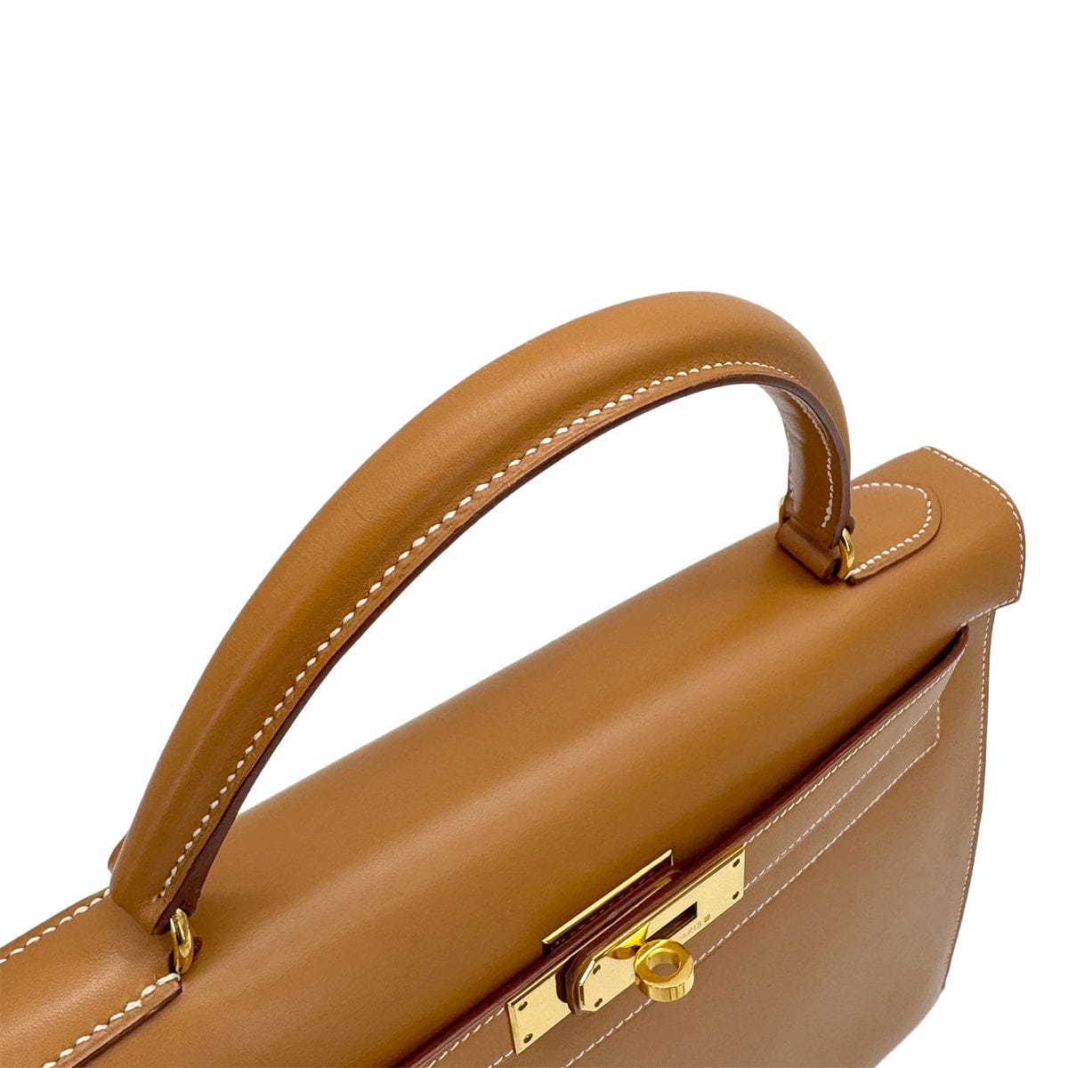 Luxury Promise Japan HERMES KELLY 32 SELLIER NATURAL VEAU CHAMONIX HAND SHOULDER BAG 1996 CIRCLE Z GOLD HARDWARE 90324627