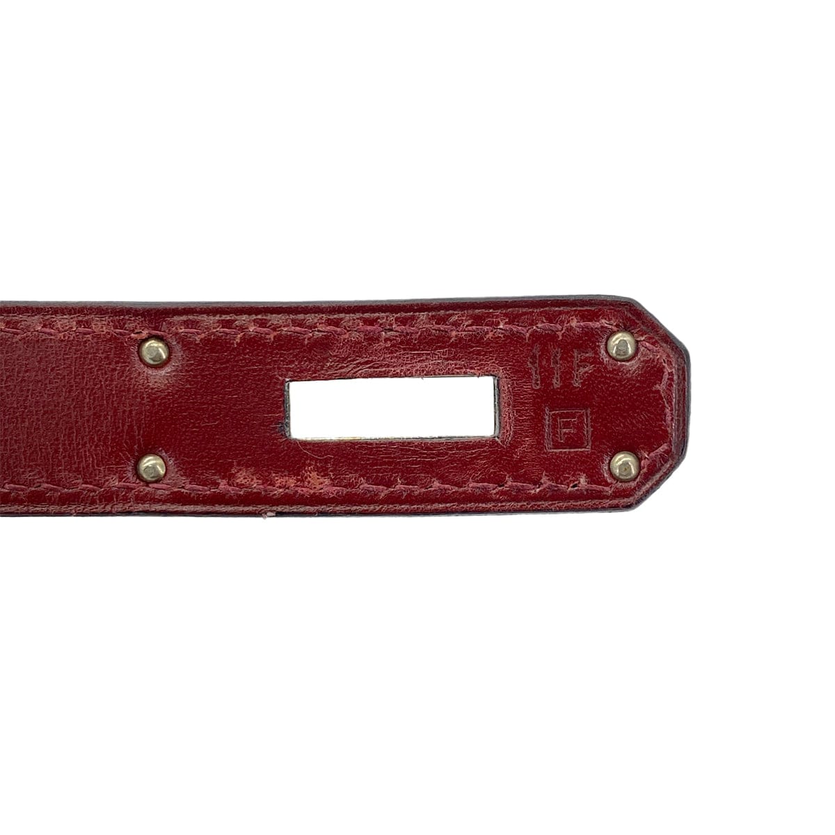 Luxury Promise Japan HERMES KELLY 32 SELLIER ROUGE H BOX CALF HAND BAG □F PHW 90304177