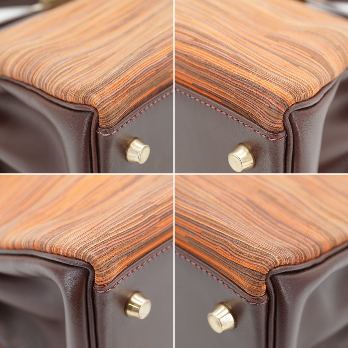 Luxury Promise Japan HERMES KELLY 35 MARRON FONCE BOX CALF VIBRATO HAND SHOULDER BAG 2001 SQUARE E GOLD HARDWARE 90335572