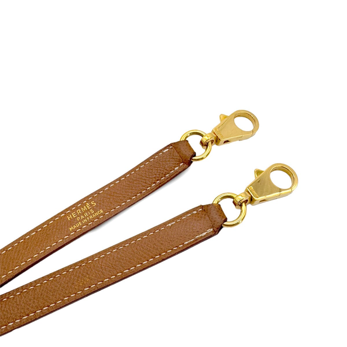 Luxury Promise Japan HERMES KELLY BOLIDE GOLD COURCHEVEL SHOULDER STRAP GHW 90291309