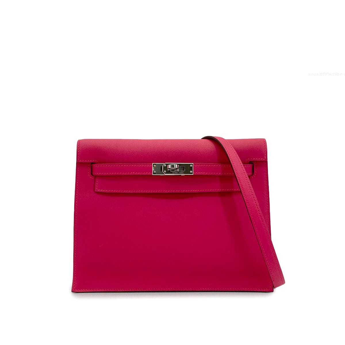 Luxury Promise Japan HERMES KELLY DANCE 2 FRAMBOISE VEAU SWIFT SHOULDER BAG W PHW 90304973