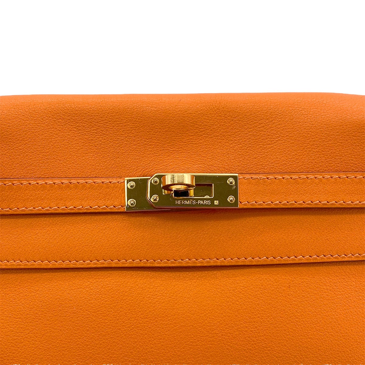 Luxury Promise Japan HERMES KELLY DANCE ORANGE VEAU SWIFT SHOULDER BAG □K GHW 90304918
