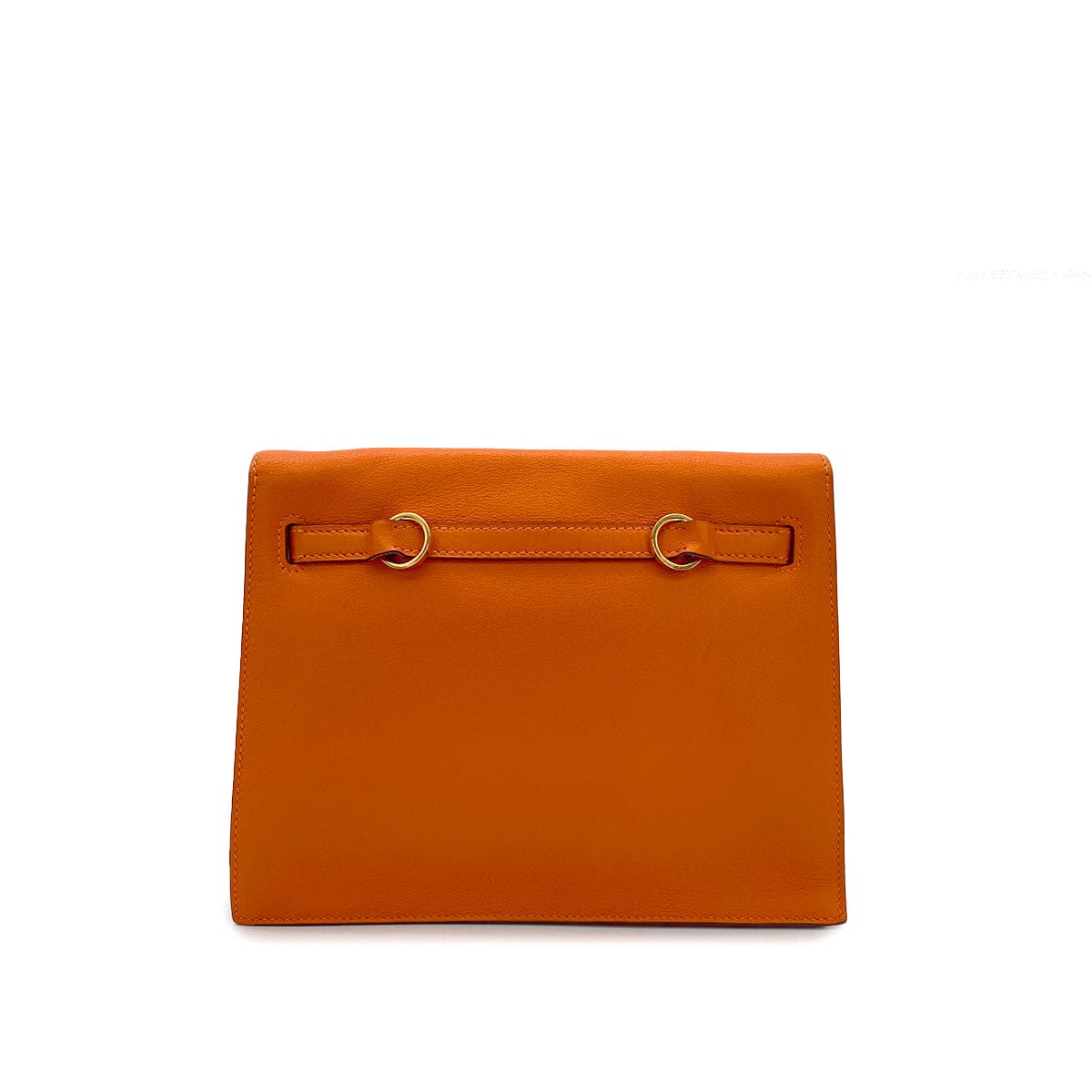 Luxury Promise Japan HERMES KELLY DANCE ORANGE VEAU SWIFT SHOULDER BAG □K GHW 90304918