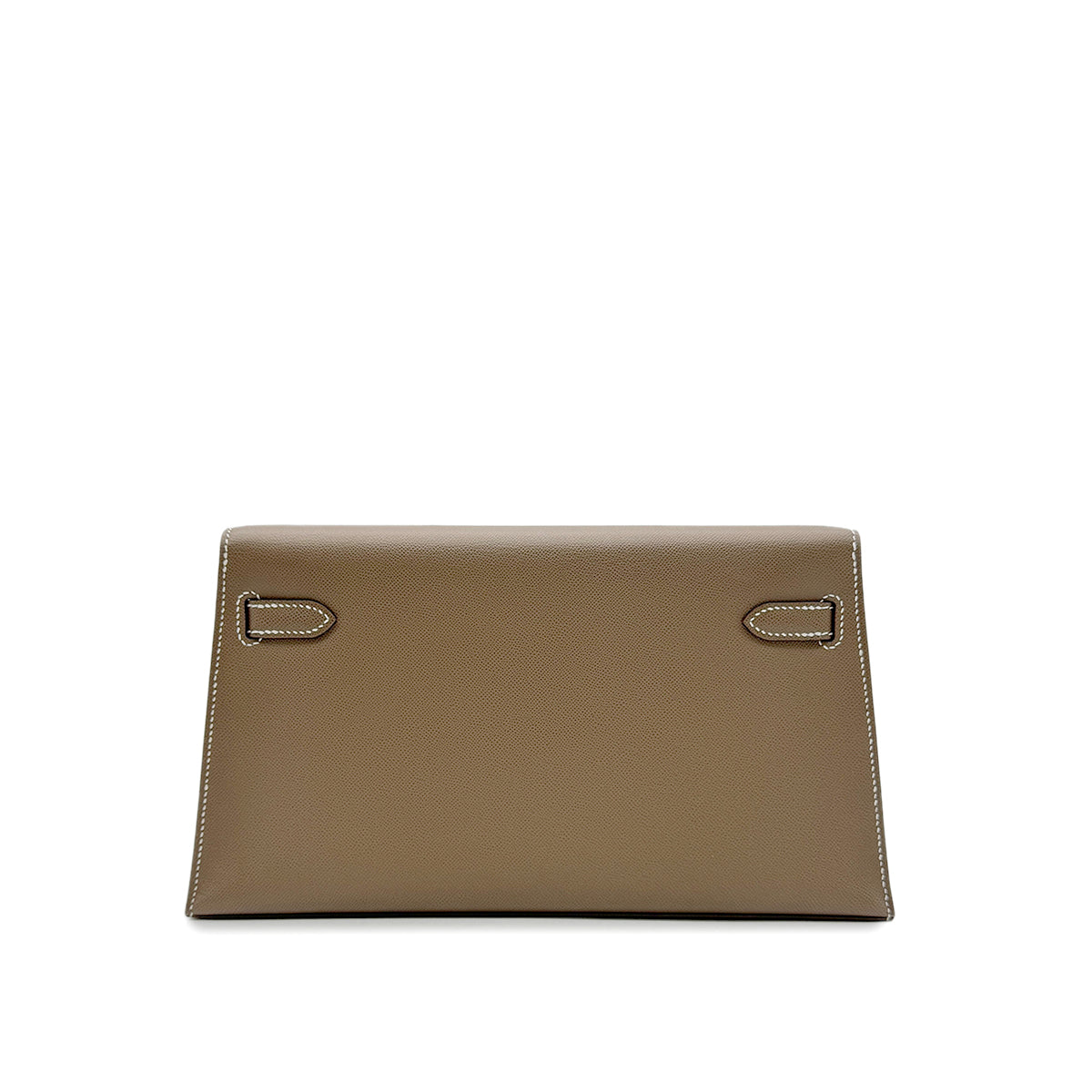 Luxury Promise Japan HERMES KELLY ELAN ETOUPE VEAU MADAME CLUTCH SHOULDER BAG W GHW 90303901