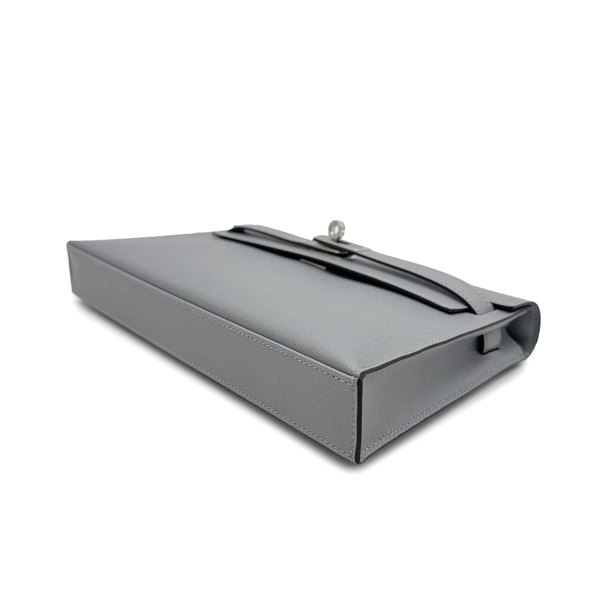 Luxury Promise Japan HERMES KELLY ELAN GRIS PANTIN VEAU MADAME CLUTCH SHOULDER BAG 2025 K STAMP PALLADIUM HARDWARE 90319136