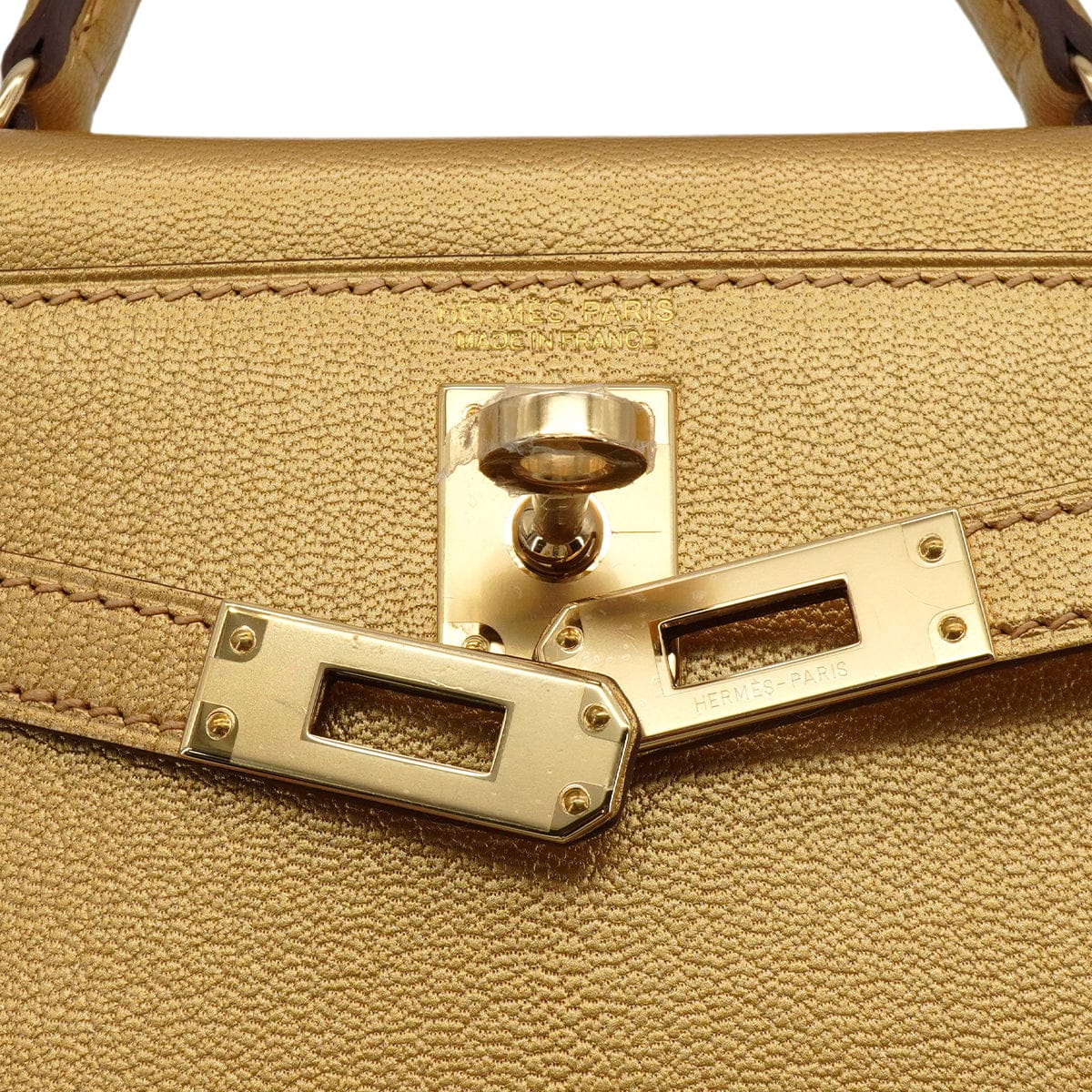 Luxury Promise Japan HERMES KELLY MINI 2 NEW DORE CHEVRE CHAMKILA HAND SHOULDER BAG 2026 G STAMP GOLD HARDWARE 90344348