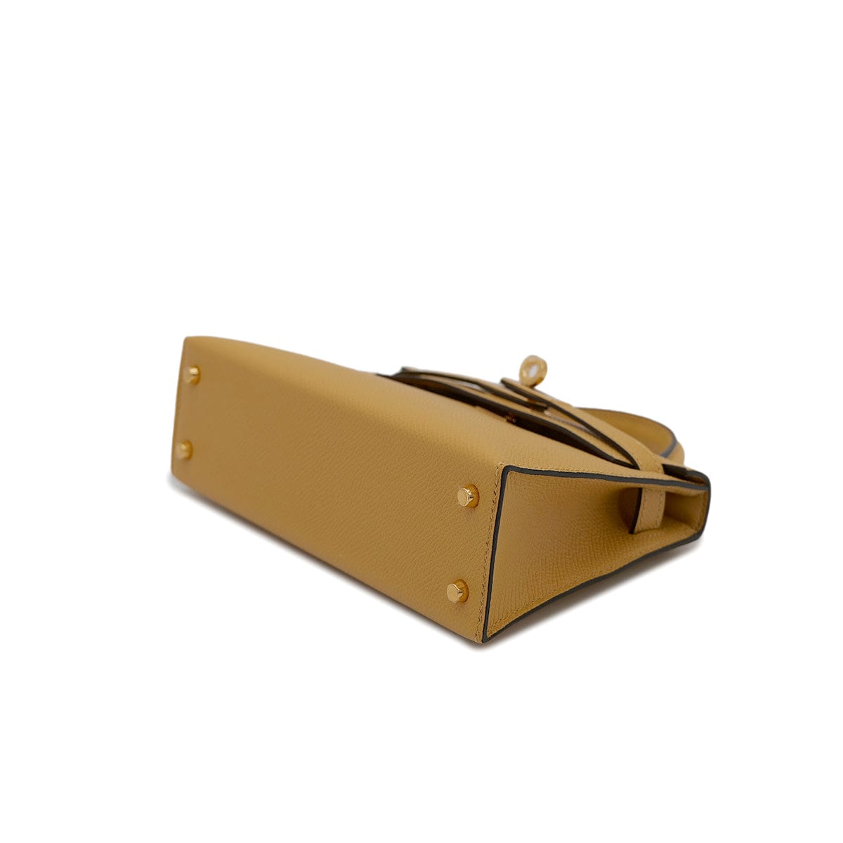 Luxury Promise Japan HERMES KELLY MINI 2 PAILLE VEAU EPSOM HAND SHOULDER BAG K GHW 90301625