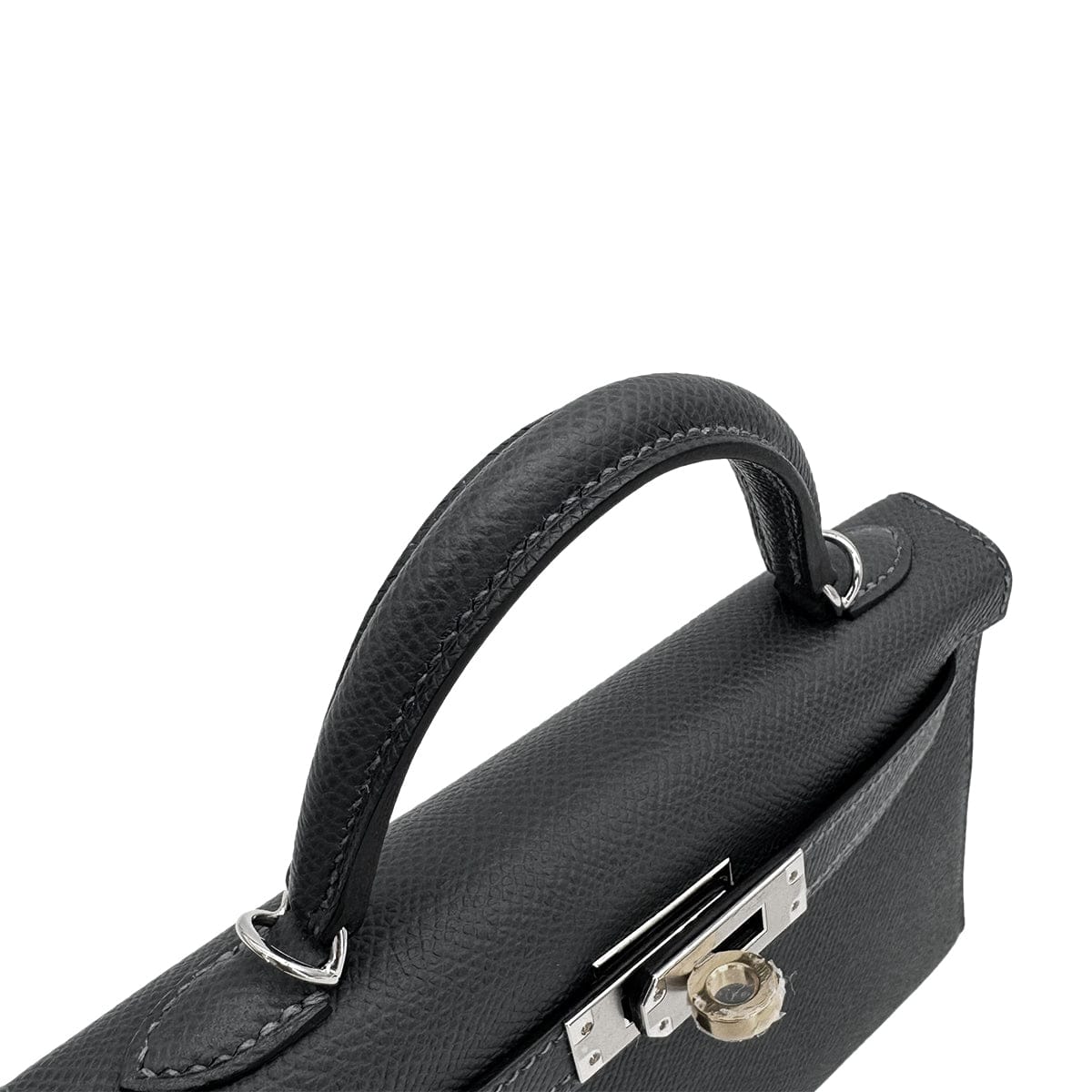 Luxury Promise Japan HERMES KELLY MINI 2 SELLIER GRIS MISTY VEAU EPSOM HAND SHOULDER BAG 2024 W STAMP ELECTRUM HARDWARE 90323187