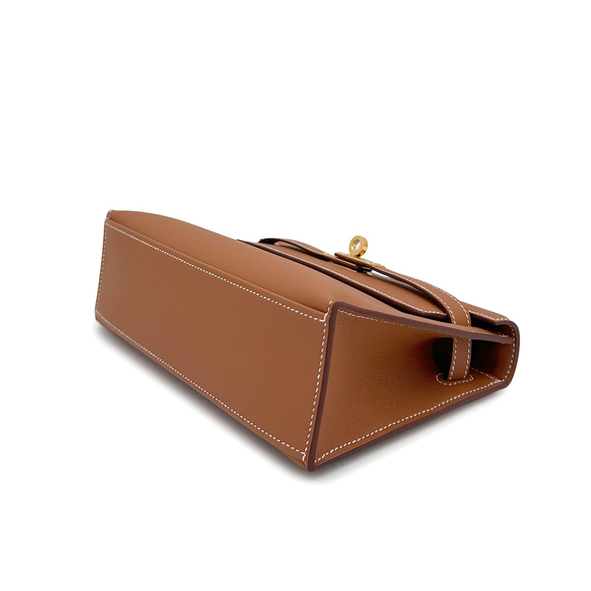 Luxury Promise Japan HERMES KELLY POCHETTE SELLIER GOLD VEAU SWIFT HAND BAG 2025 K STAMP GOLD HARDWARE 90325350