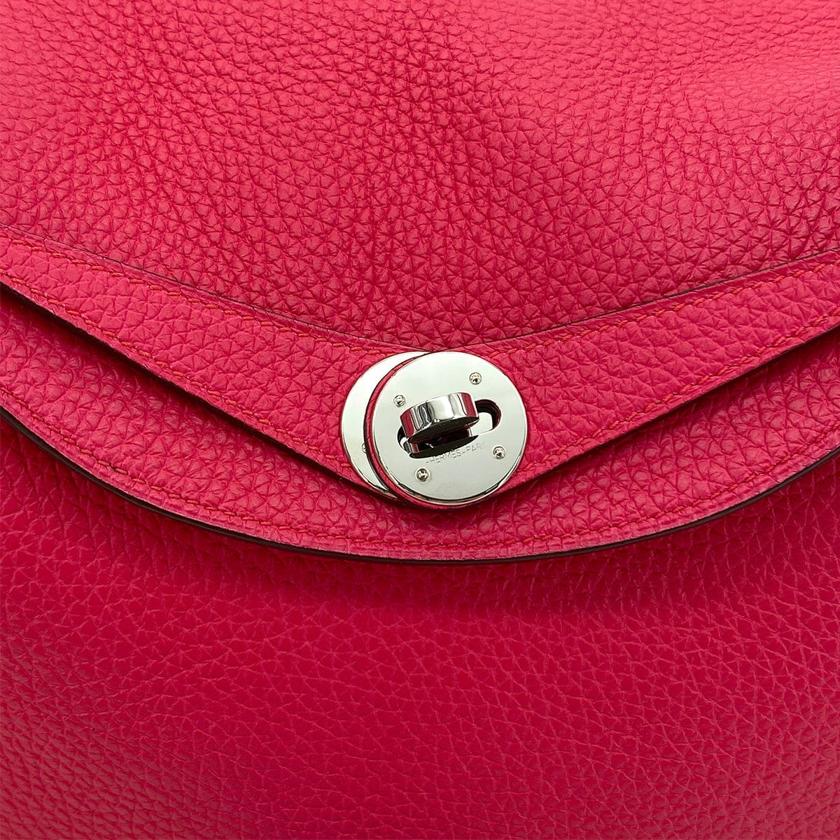 Luxury Promise Japan HERMES LINDY 26 ROSE EXTREME TAURILLON CLEMENCE SHOULDER BAG Y SHW 90291457