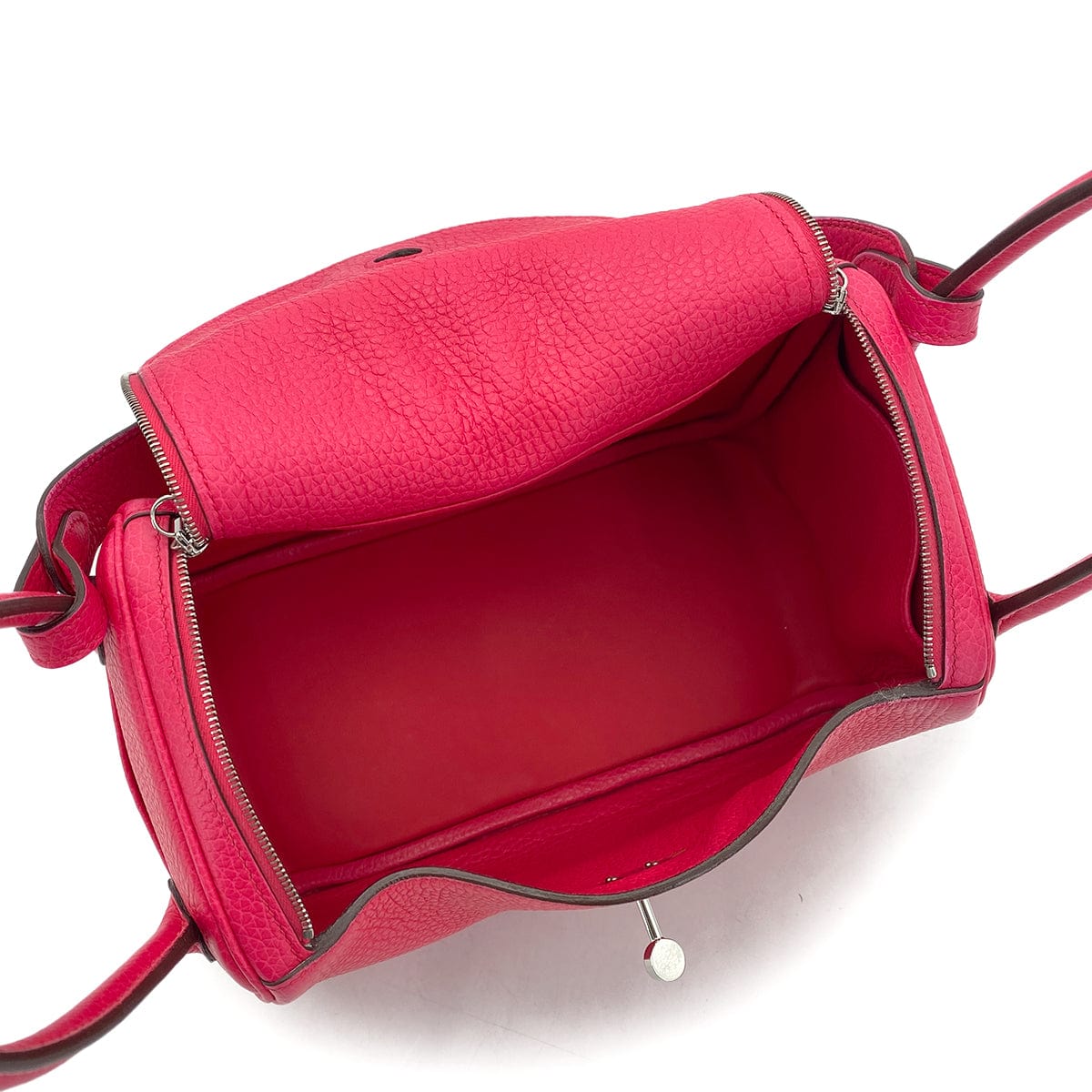 Luxury Promise Japan HERMES LINDY 26 ROSE EXTREME TAURILLON CLEMENCE SHOULDER BAG Y SHW 90291457