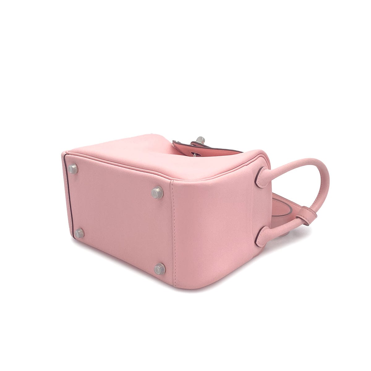 Luxury Promise Japan HERMES LINDY MINI ROSE SAKURA VEAU SWIFT SHOULDER BAG Z PALLADIUM HARDWARE 90308976
