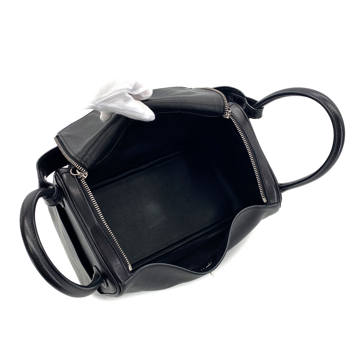 Luxury Promise Japan HERMES LINDY TOUCH 30 BLACK VOLUPTO NILOTICUS SHOULDER BAG A SHW 90299050