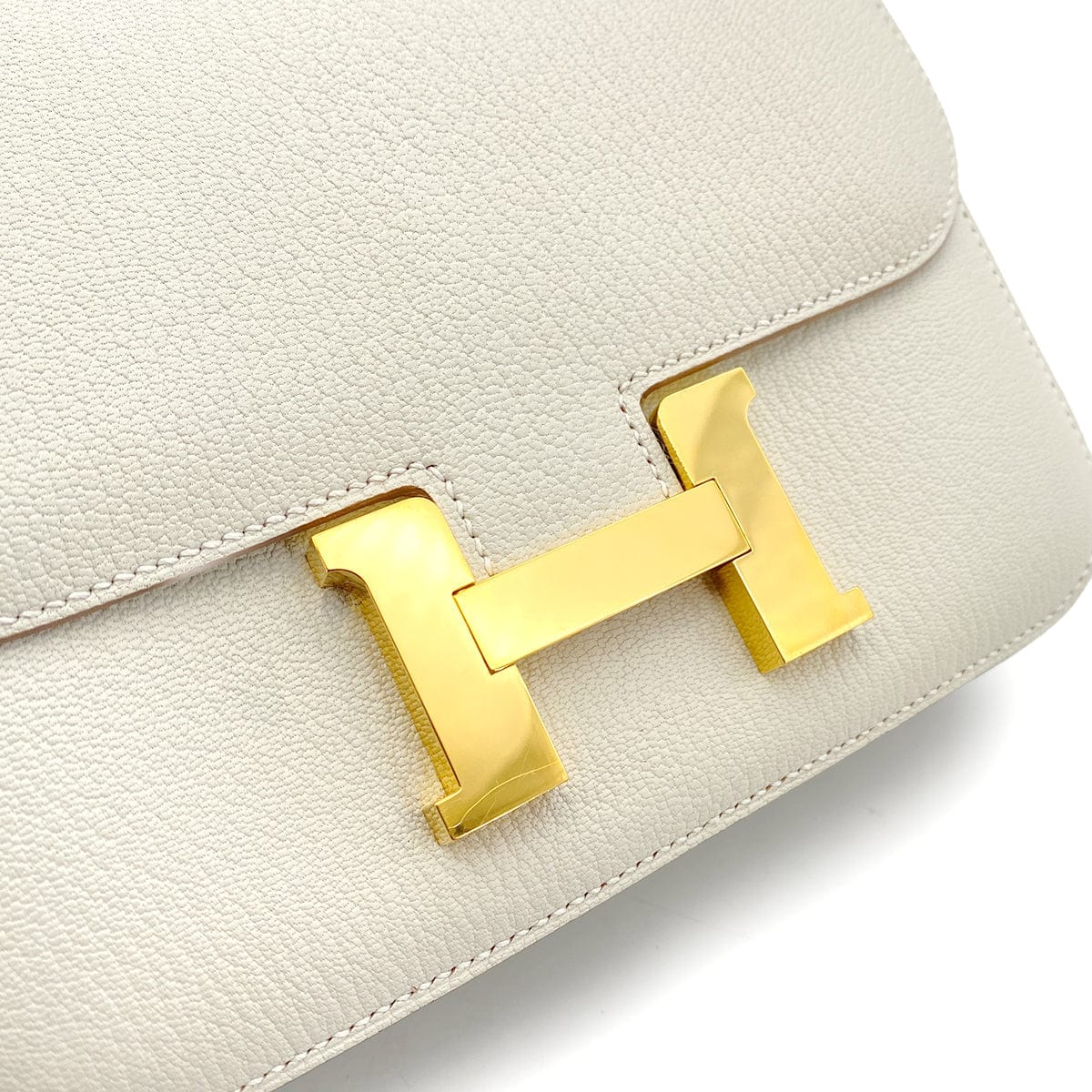 Luxury Promise Japan HERMES MINI CONSTANCE 18 MUSHROOM CHEVRE SHOULDER BAG B GHW 90243210