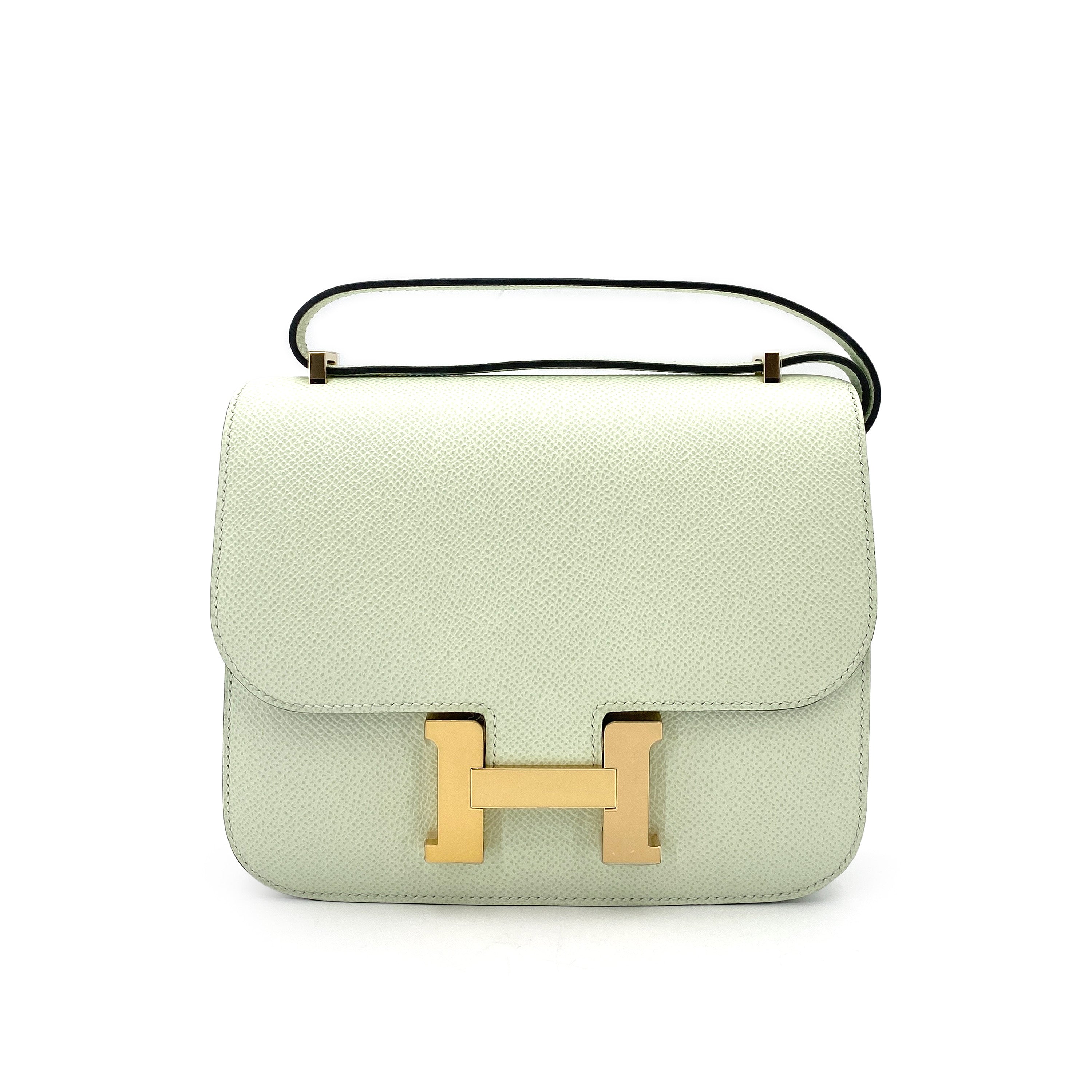 Luxury Promise Japan HERMES MINI CONSTANCE 18 VERT FIZZ EPSOM SHOULDER BAG B 90249018