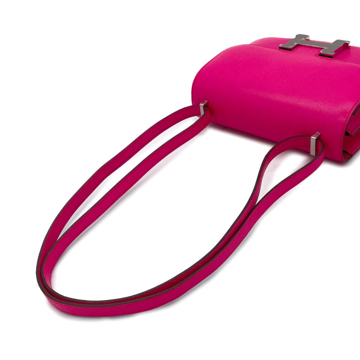 Luxury Promise Japan HERMES MINI CONSTANCE 3 MINI 18 ROSE POP CHEVRE SHOULDER BAG B SHW 90284399