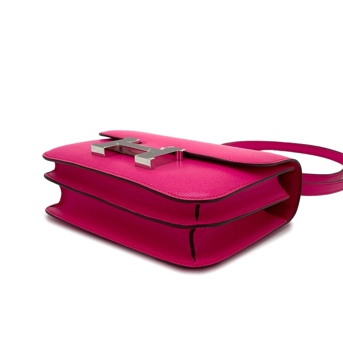 Luxury Promise Japan HERMES MINI CONSTANCE 3 MINI 18 ROSE POP CHEVRE SHOULDER BAG B SHW 90284399