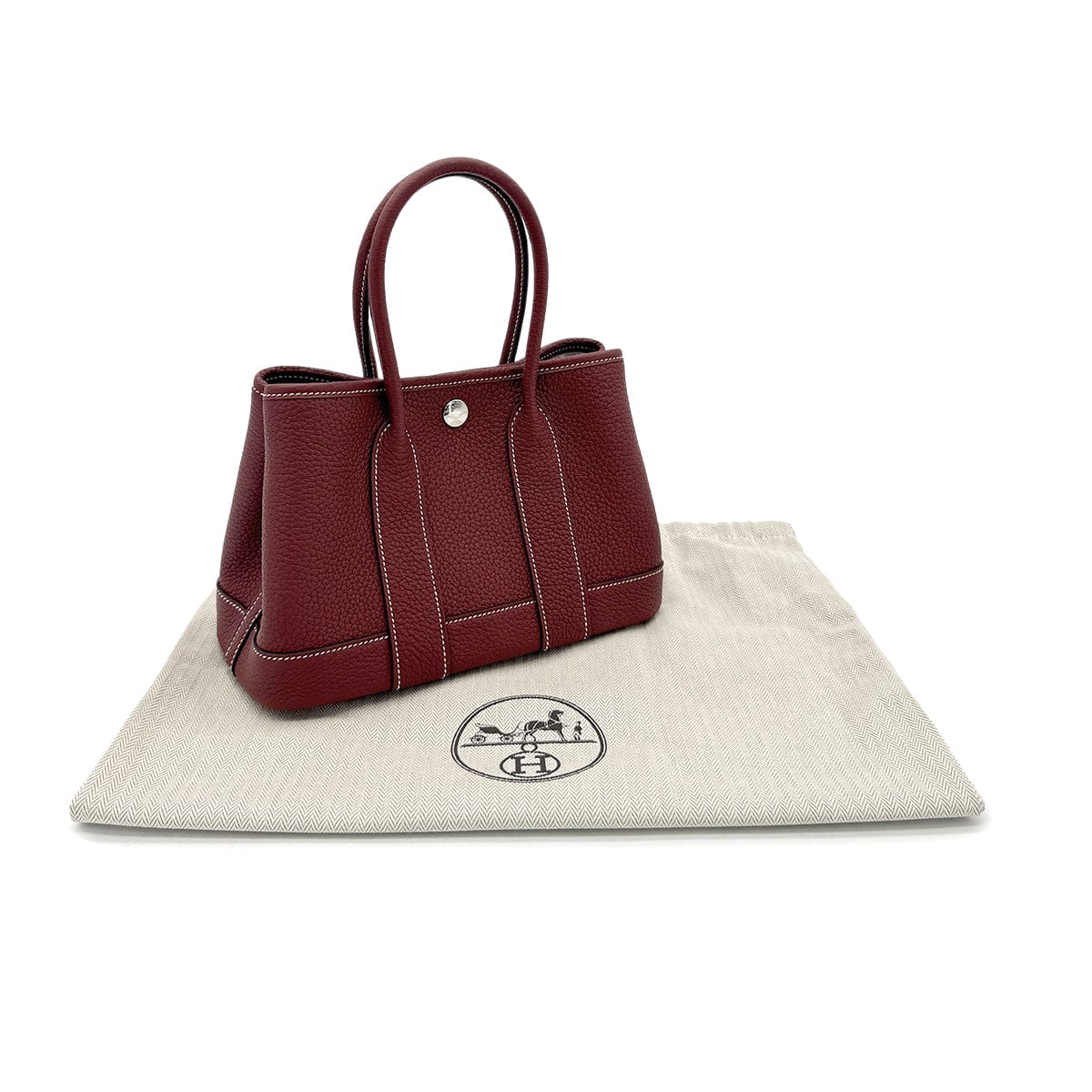 Luxury Promise Japan HERMES NEO GARDEN PARTY ROUGE H NEGONDA HAND BAG K 90285928