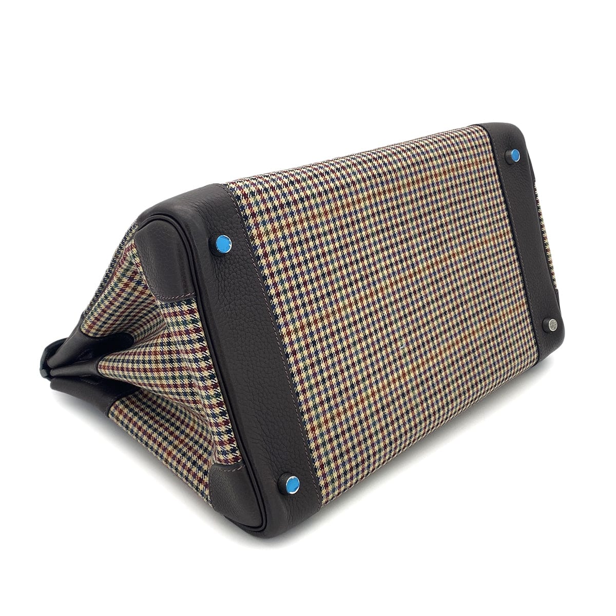 Luxury Promise Japan HERMES PARIS COLLECTION DEFILE LIMITED BIRKIN 35 LAINAGE EBENE TAURILLON CLEMENCE CARREAUX □K 90282053