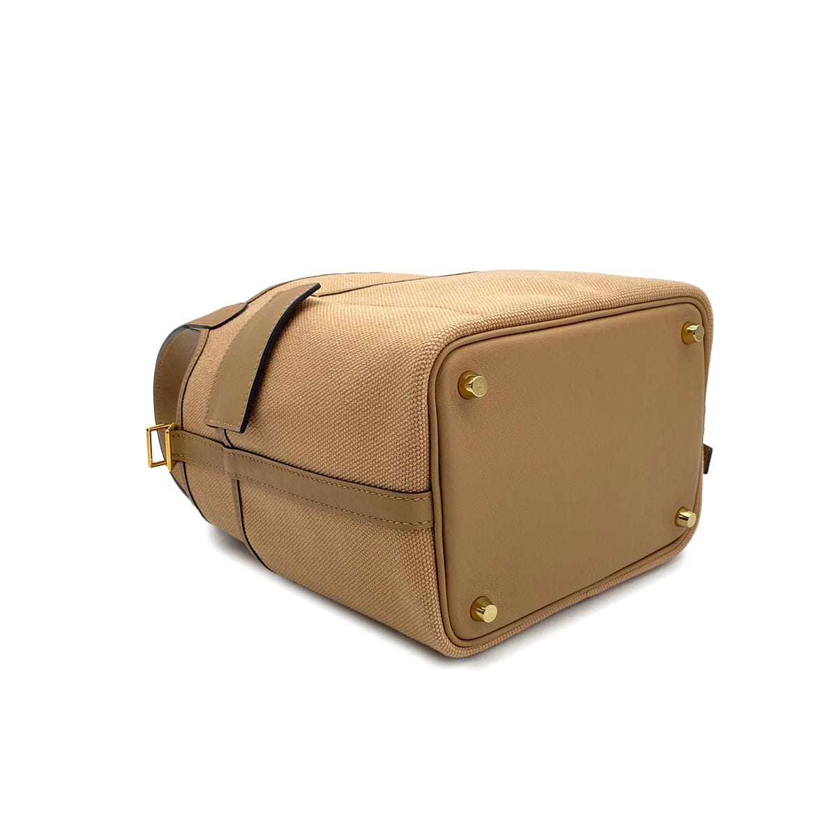 Luxury Promise Japan HERMES PICOTIN LOCK 18 PM CARGO POCKET CHAI TOILE H VEAU SWIFT 2022 U GOLD HARDWARE 90312621