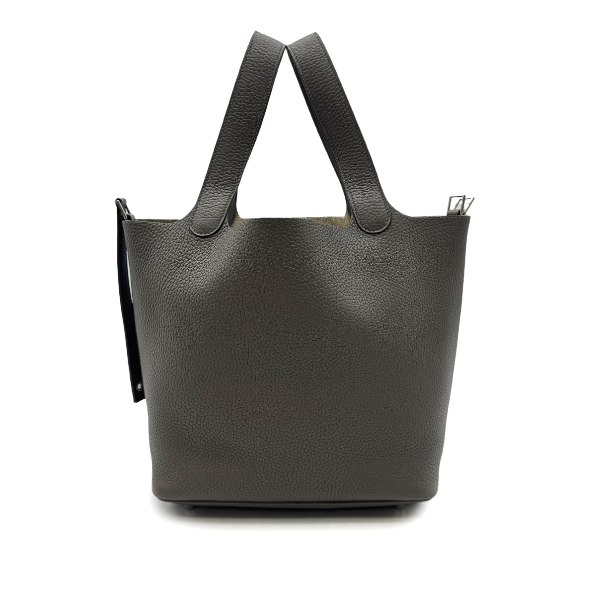 Luxury Promise Japan HERMES PICOTIN LOCK MM GRIS MEYER TAURILLON CLEMENCE HAND BAG D SHW 90299754