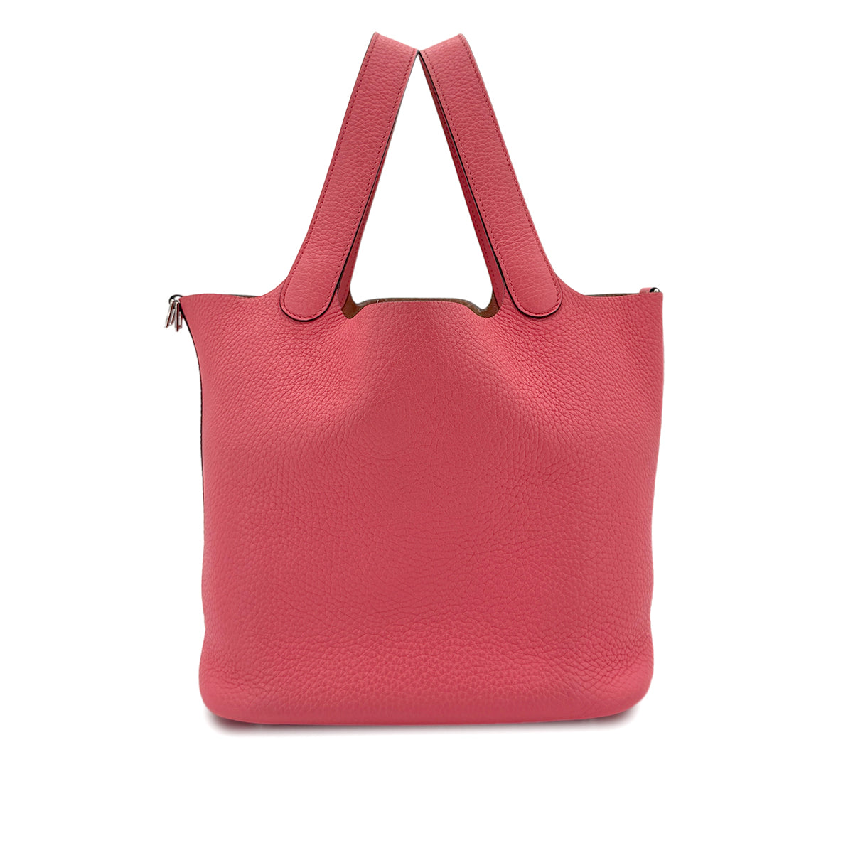 Luxury Promise Japan HERMES PICOTIN LOCK MM ROSE AZALEE TAURILLON CLEMENCE HAND BAG Y SHW 90295828