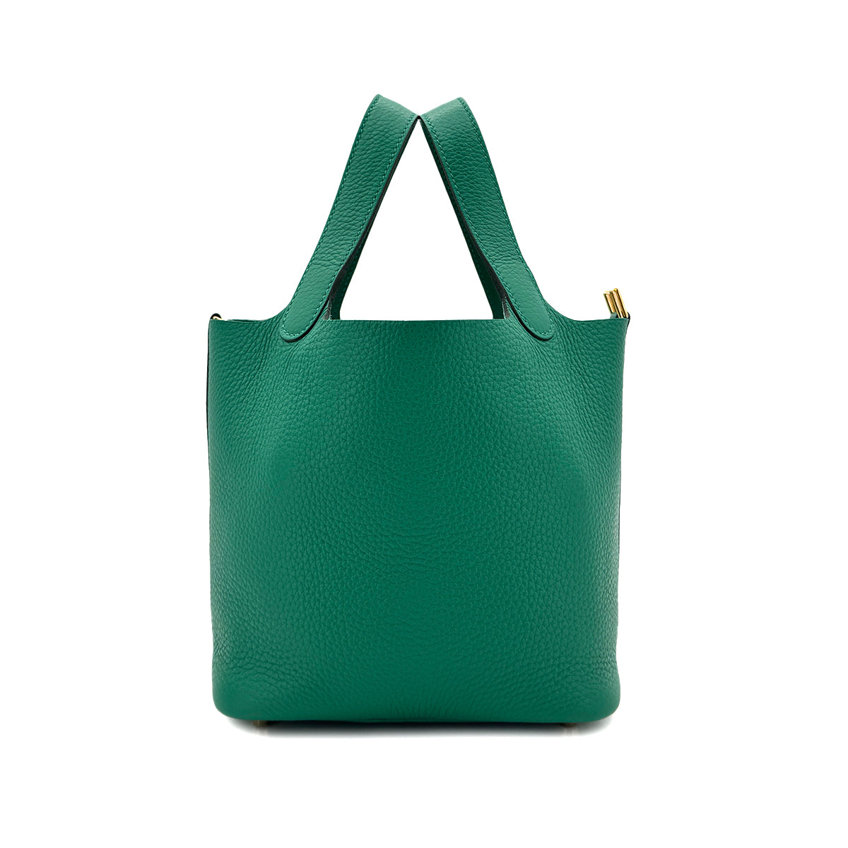 Luxury Promise Japan HERMES PICOTIN LOCK PM VERT VERTIGO TAURILLON CLEMENCE HAND BAG B GHW 90299172