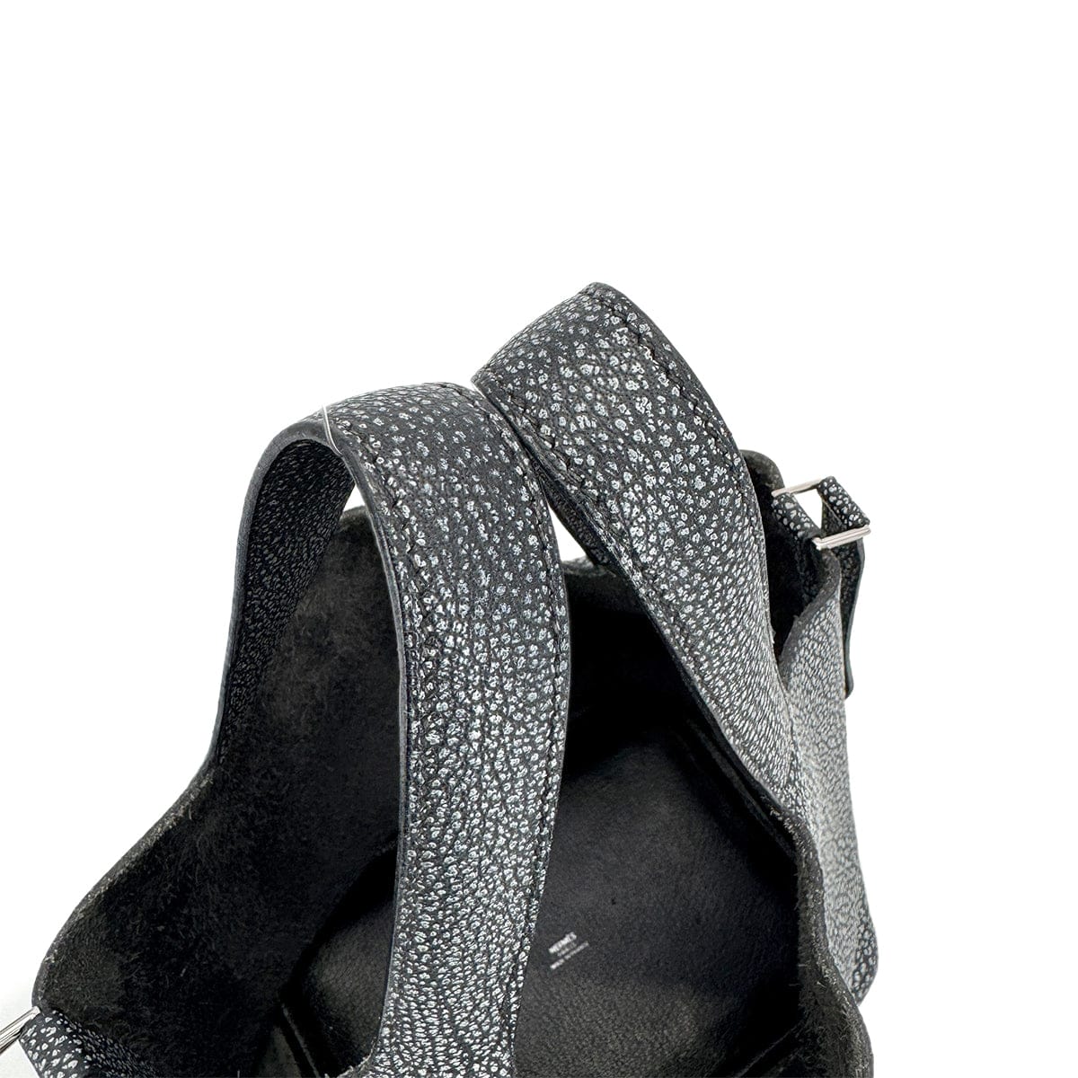 Luxury Promise Japan HERMES PICOTIN PM BLACK DALMATIAN BUFFLE SKIPPER HAND BAG 2003 SQUARE G PALLADIUM HARDWARE 90324284
