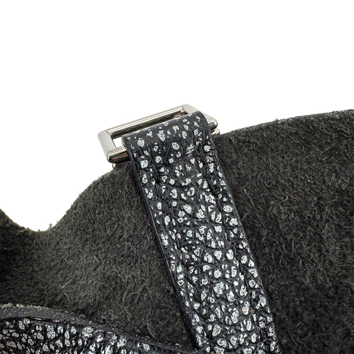 Luxury Promise Japan HERMES PICOTIN PM BLACK DALMATIAN BUFFLE SKIPPER HAND BAG 2003 SQUARE G PALLADIUM HARDWARE 90324284