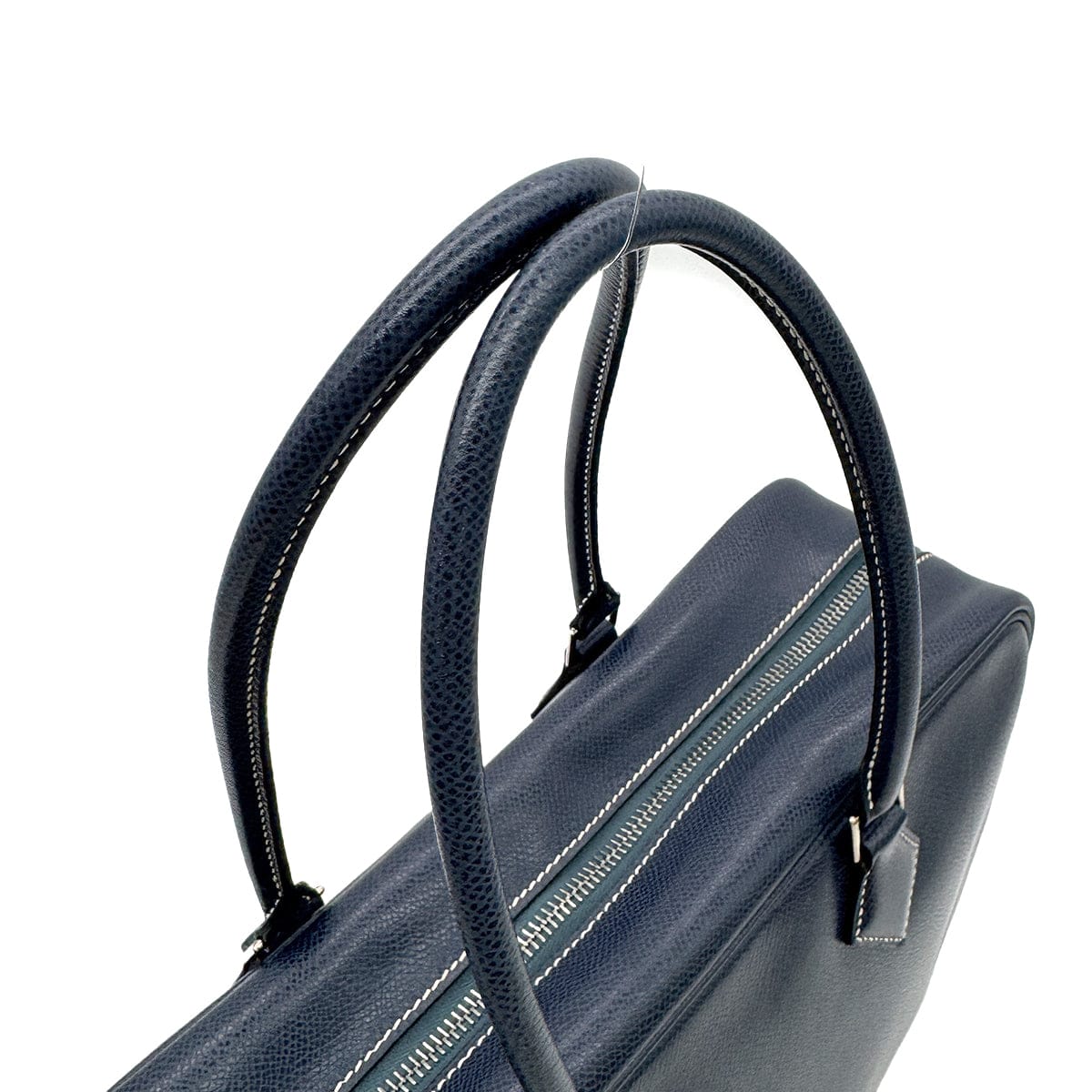 Luxury Promise Japan HERMES PLUME 32 BLUE ROY LISSE HAND BAG □F PHW 90304771