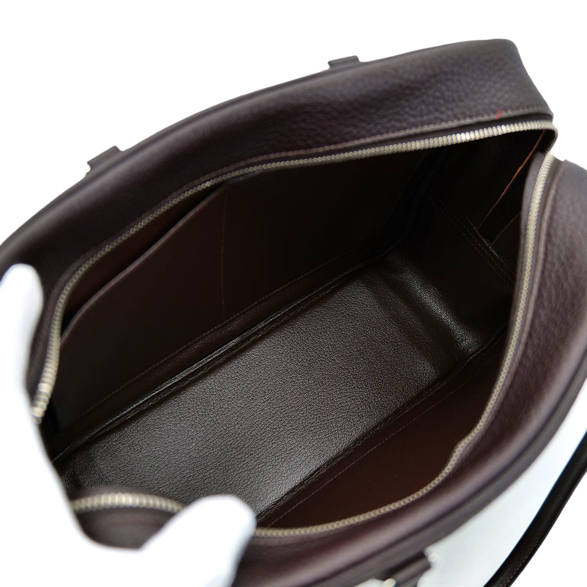 Luxury Promise Japan HERMES PLUME 32 EBENE FJORD HAND BAG □J PHW 90303900