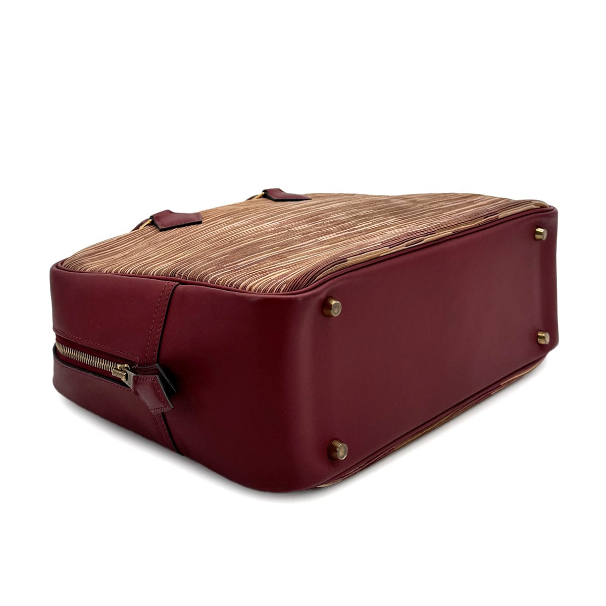 Luxury Promise Japan HERMES PLUME 32 ROUGE H CHAMONIX VIBRATO HAND BAG □E GOLD HARDWARE 90307993